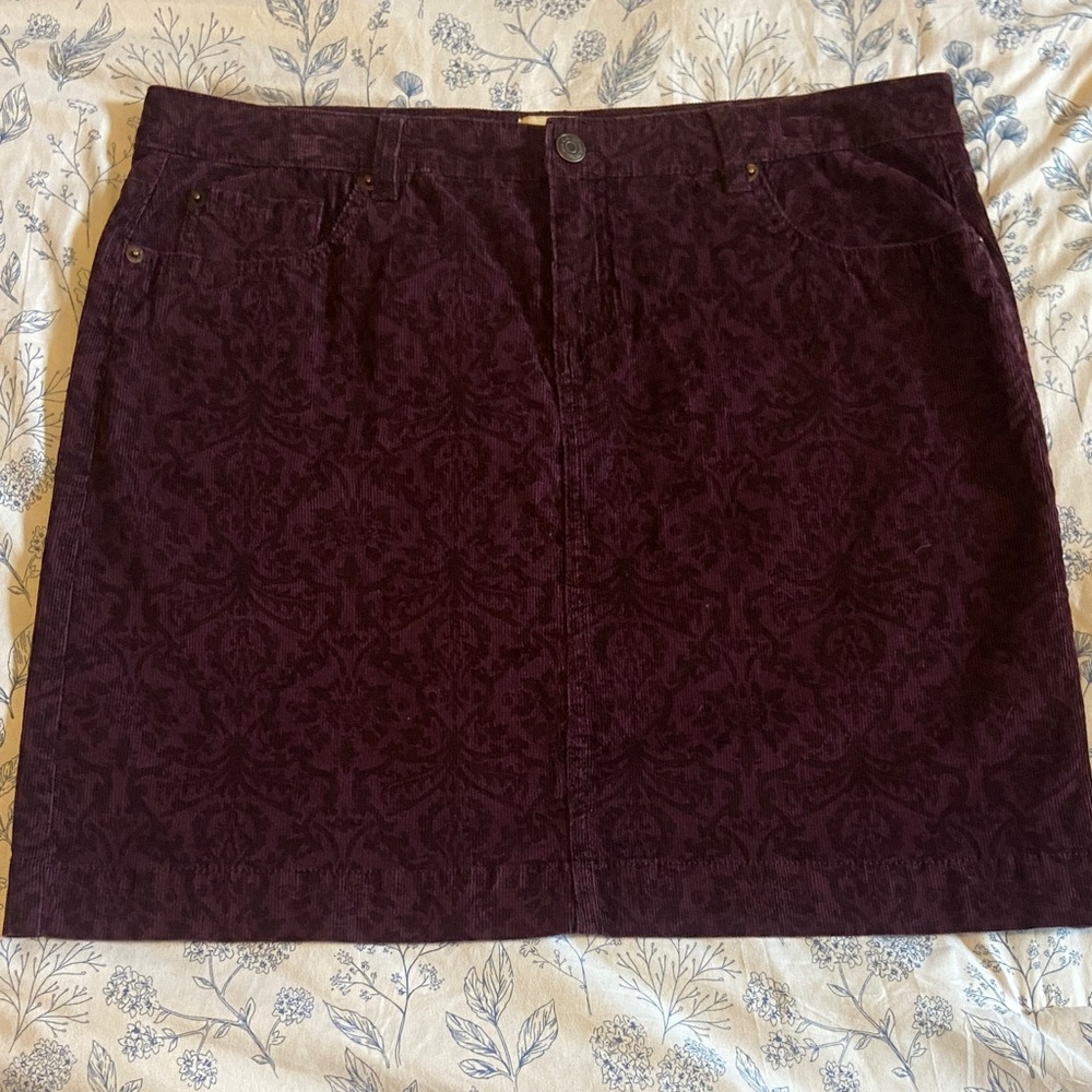 G.H. Bass & Co. Deep Purple Skirt